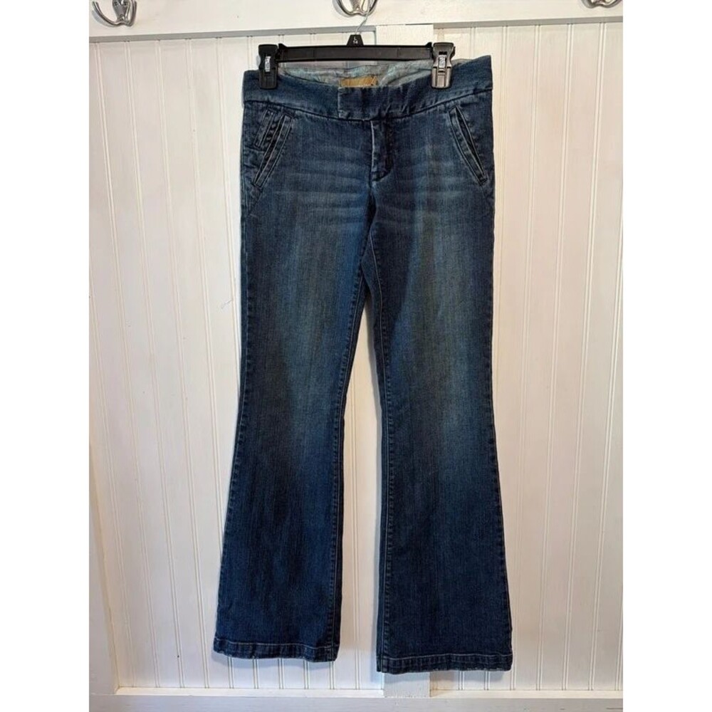 Y2K Abercrombie & Fitch women Jeans sz2 low waist flare stretch *flaw
